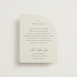 "Softly Swept" - Direction Cards in Ivory by Carolyn Nicks - Front