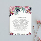 "Vintage Boughs" - Direction Cards in Merlot by Grace Kreinbrink - Front