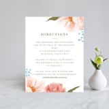 "Peony Gardens" - Direction Cards in Peony by Inna Moreva - Front