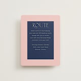 "modern tropics" - Direction Cards in Blush by Baumbirdy - Front