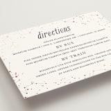 "Starlight" - Direction Cards in Blue Violet by Snow and Ivy - Detail