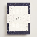 "Starlight" - Direction Cards in Blue Violet by Snow and Ivy - Assembled with Belly Band