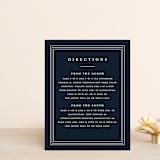 "Next Adventure" - Direction Cards in Navy by Stacey Meacham - Front