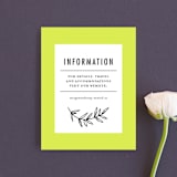 "minimally chic" - Direction Cards in Lemon by lena barakat - Front