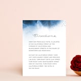 "Watercolor Dots" - Direction Cards in Agate by Maria Hilas-Louie - Front