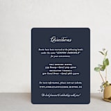 "Flawless" - Direction Cards in Midnight by Kimberly FitzSimons - Front