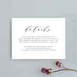 "Simple Elegance" - Direction Cards in Tuxedo by Phrosné Barwood - Front