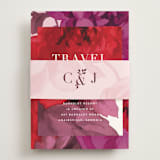 "Centifolia Rose" - Direction Cards in Velvet by kelli hall - Assembled with Belly Band