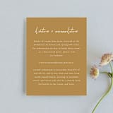 "Pastoral" - Direction Cards in Burlap by Up Up Creative - Front