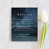 "Coastal Nights" - Direction Cards in Midnight by Kelly Schmidt - Front