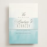 "Ombre" - Direction Cards in Sea by Roxy Cervantes - Assembled with Belly Band