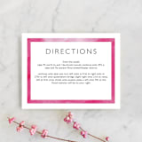 "Skyline San Francisco" - Direction Cards in Magenta by Laura Condouris - Front