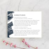 "Modern Brush" - Direction Cards in Steel Blue by Lisa Guerrero - Front