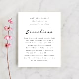 "Dressed in White" - Direction Cards in Cloud by Angela Garrick - Front