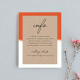 "Joyfully Ever After" - Direction Cards in Tangerine by Faith Harlow - Front