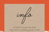 "Joyfully Ever After" - Direction Cards in Tangerine by Faith Harlow - Detail