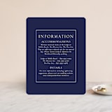 "blue tides" - Direction Cards in Sea Blue by Erin Deegan - Front