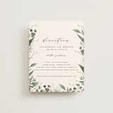 "Natures Greens" - Direction Cards in Ivory by Susan Moyal - Front