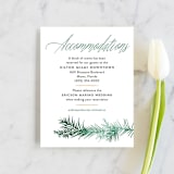 "Destination" - Direction Cards in Palm by Pink House Press - Front