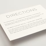 "Forever And" - Direction Cards in Black Tie by Kim Dietrich Elam - Detail