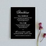 "At Last" - Direction Cards in Onyx by Lauren Chism - Front