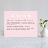"AND" - Direction Cards in Carnation by Kim Dietrich Elam - Front