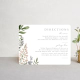 "Spring Wildflowers" - Direction Cards in Garden by Christie Elise - Front