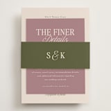 "Soria" - Direction Cards in Meadow by Melanie Kosuge - Assembled with Belly Band