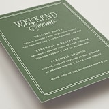 "Woods" - Direction Cards in Moss by Kelly Schmidt - Detail