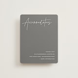 "printed" - Direction Cards in Onyx by JoAnn Jinks - Front