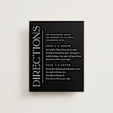 "Modern Monogram" - Direction Cards in Ecru by Erica Krystek - Front