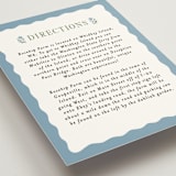 "Sweet Vintage" - Direction Cards in Periwinkle by Alethea and Ruth - Detail
