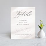 "Overjoyed" - Direction Cards in Taupe by Ana Sharpe - Front