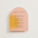 "Blend" - Direction Cards in Honeysuckle by Sarah Lenger - Front