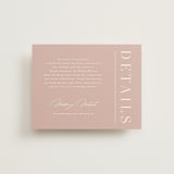 "Mystique" - Direction Cards in Linen by Ashley Rosenbaum - Front
