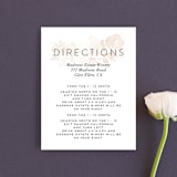 "Ethereal Bouquet" - Direction Cards in Blush by Petra Kern - Front