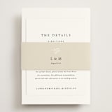 "Sense and Sensibility" - Direction Cards in Cloud by Design Lotus - Assembled with Belly Band