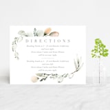 "Romantic Eucalyptus" - Direction Cards in Sage by Petra Kern - Front