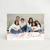 "Shubh Diwali" - Diwali Cards in Saffron by Brandy Folse - Front