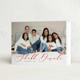 "Shubh Diwali" - Diwali Cards in Saffron by Brandy Folse - Folded Card