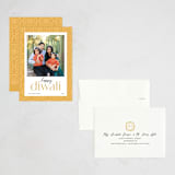 "Colorful Pattern" - Diwali Cards in Butter by Robert and Stella - Assembled