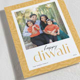 "Colorful Pattern" - Diwali Cards in Butter by Robert and Stella - Detail