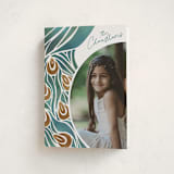 "Beauty" - Diwali Cards in Peacock by Ghia Designs - Folded Card