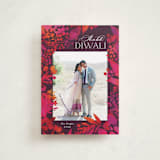 "Watercolor Diwali" - Diwali Cards in Sangria by Jessica Corliss - Front