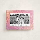 "Intricate Mandala" - Diwali Cards in Sorbet by Ashley Rosenbaum - Front