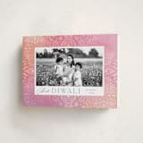 "Intricate Mandala" - Diwali Cards in Sorbet by Ashley Rosenbaum - Folded Card