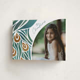 "Beauty" - Diwali Cards in Peacock by Ghia Designs - Folded Card