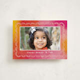 "Painterly Frame" - Diwali Cards in Carnation by Laura Hankins - Front