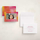 "Painterly Frame" - Diwali Cards in Carnation by Laura Hankins - Assembled