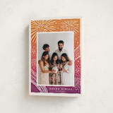"Fireworks" - Diwali Cards in Sunset by Tamara Hilje - Folded Card
